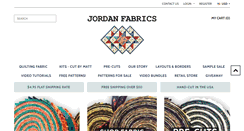 Desktop Screenshot of jordanfabrics.com